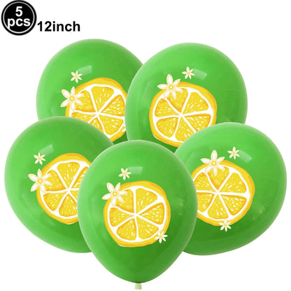 Gelbe Zitronen, Partyzubehör Pappgeschirr