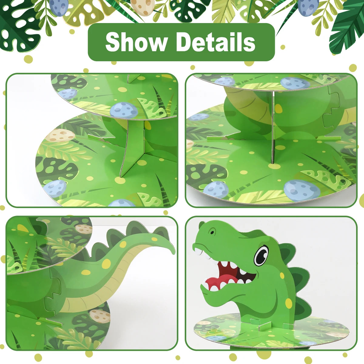 Dinosaurier Cupcake Ständer Geburtstag