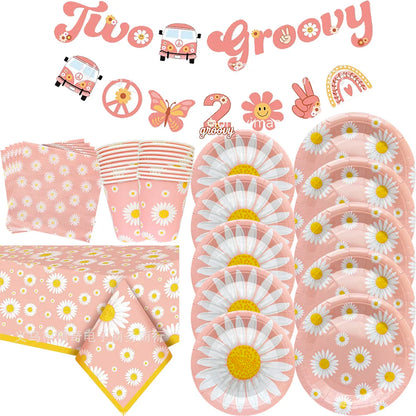 Daisy Party Pappgeschirr