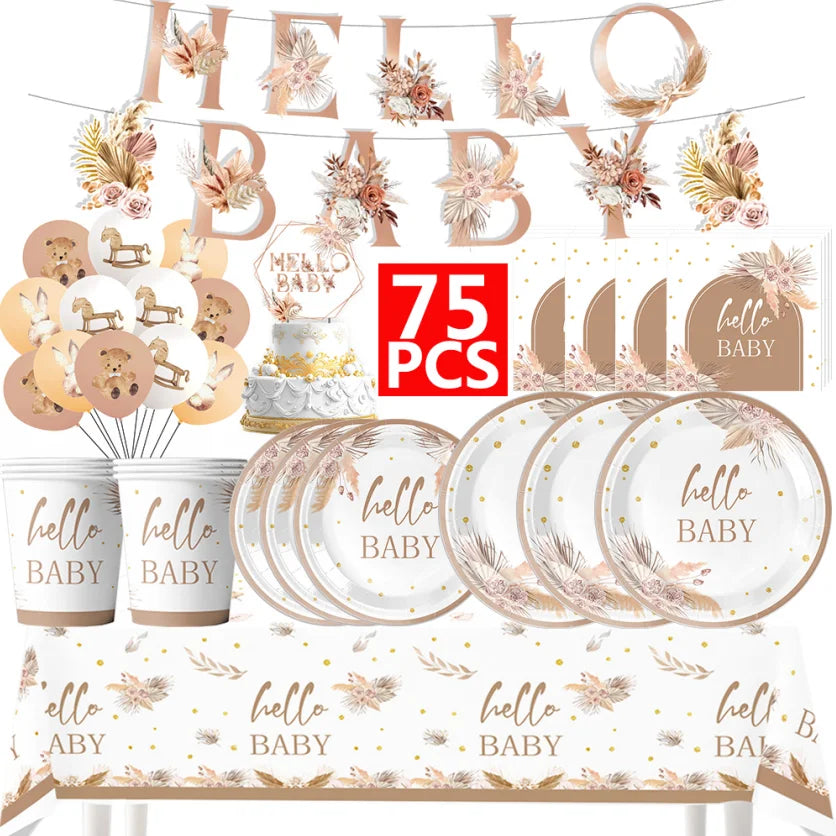 Komplettes Party-Kit Baby Shower