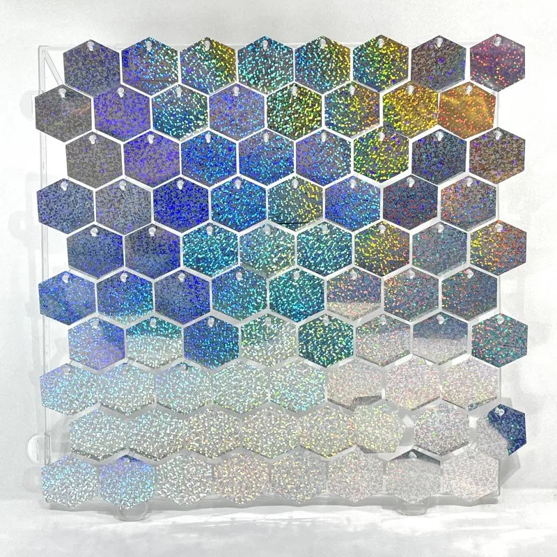 Schimmernde Pailletten-Wandpaneele 30 × 30 cm 12/16/18 Stück