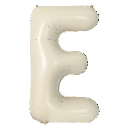 1m Folien Buchstaben / Zahlen Cream