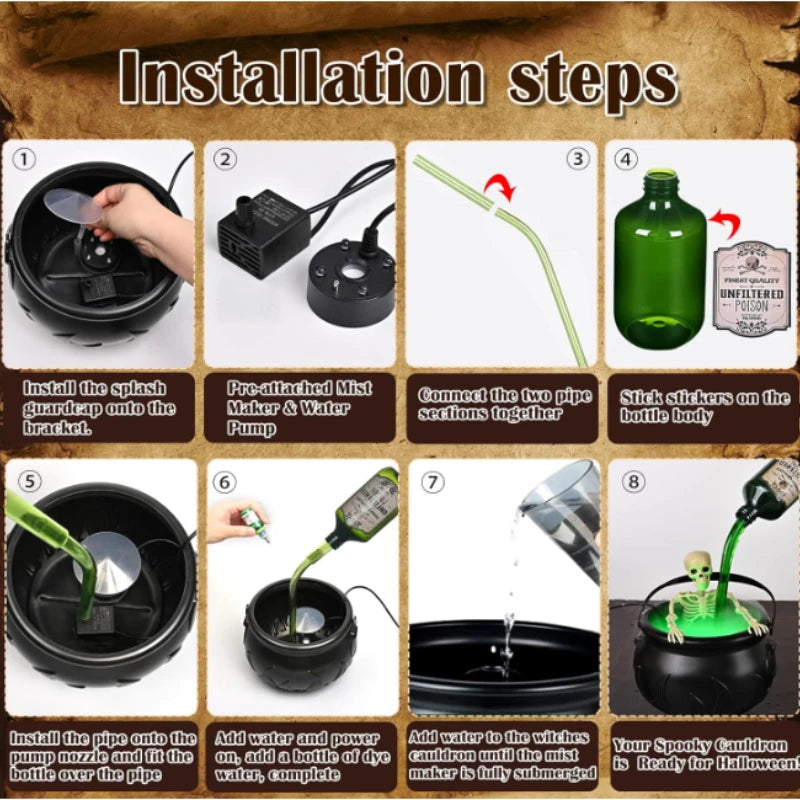 Halloween Bowl Magic Flasche