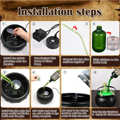 Halloween Bowl Magic Flasche