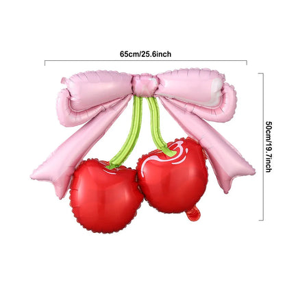 3/2/1 Stück Kirsche Folienballons