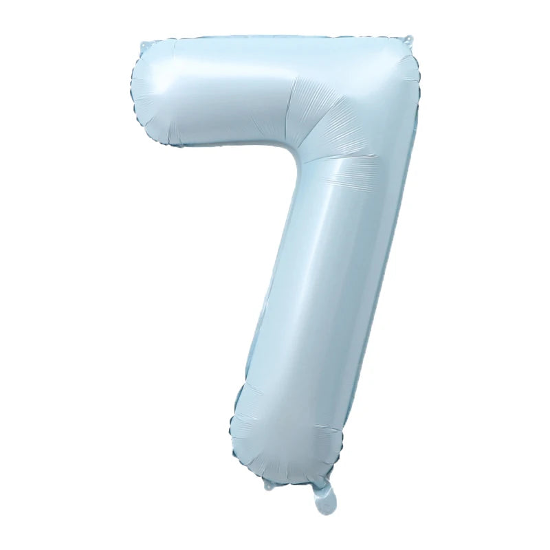 1m Folien Zahlen Blau