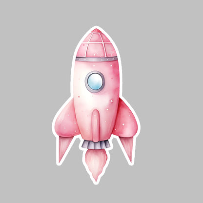 Rosa Astronaut Aufsteller