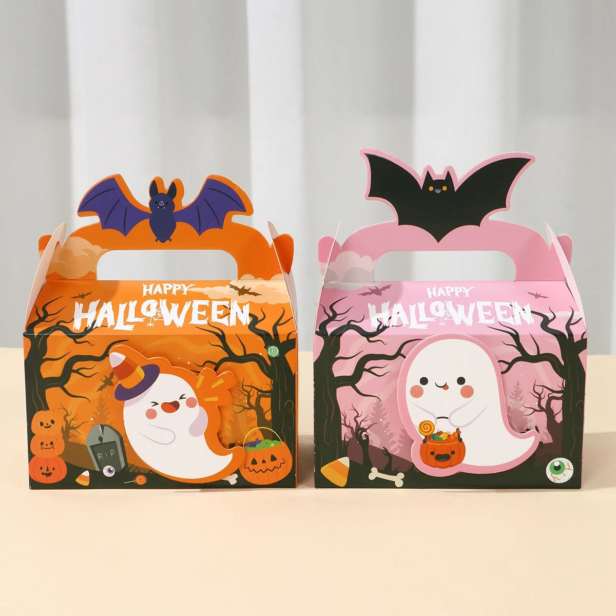 Halloween DIY Geschenk Boxen