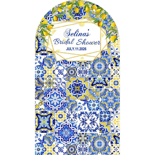 Gelbe Lemon Hintergrund Bezug