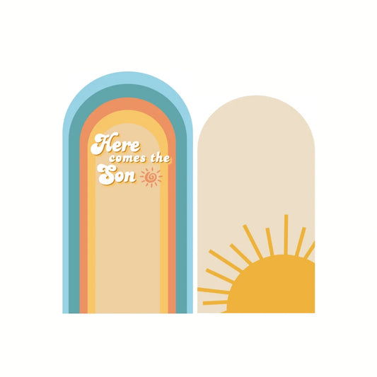 Rainbow Groovy Here Comes the Son Hintergrund Bezug