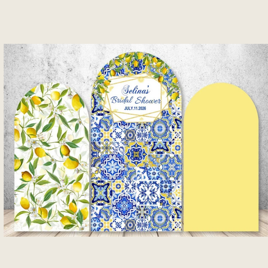 Gelbe Lemon Hintergrund Bezug