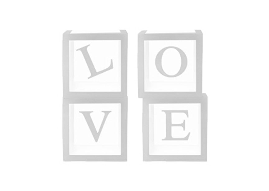 Balloon Boxes Transparant - Love
