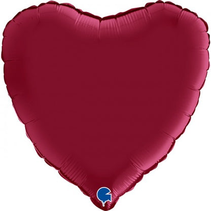 Heart Satin Cherry
